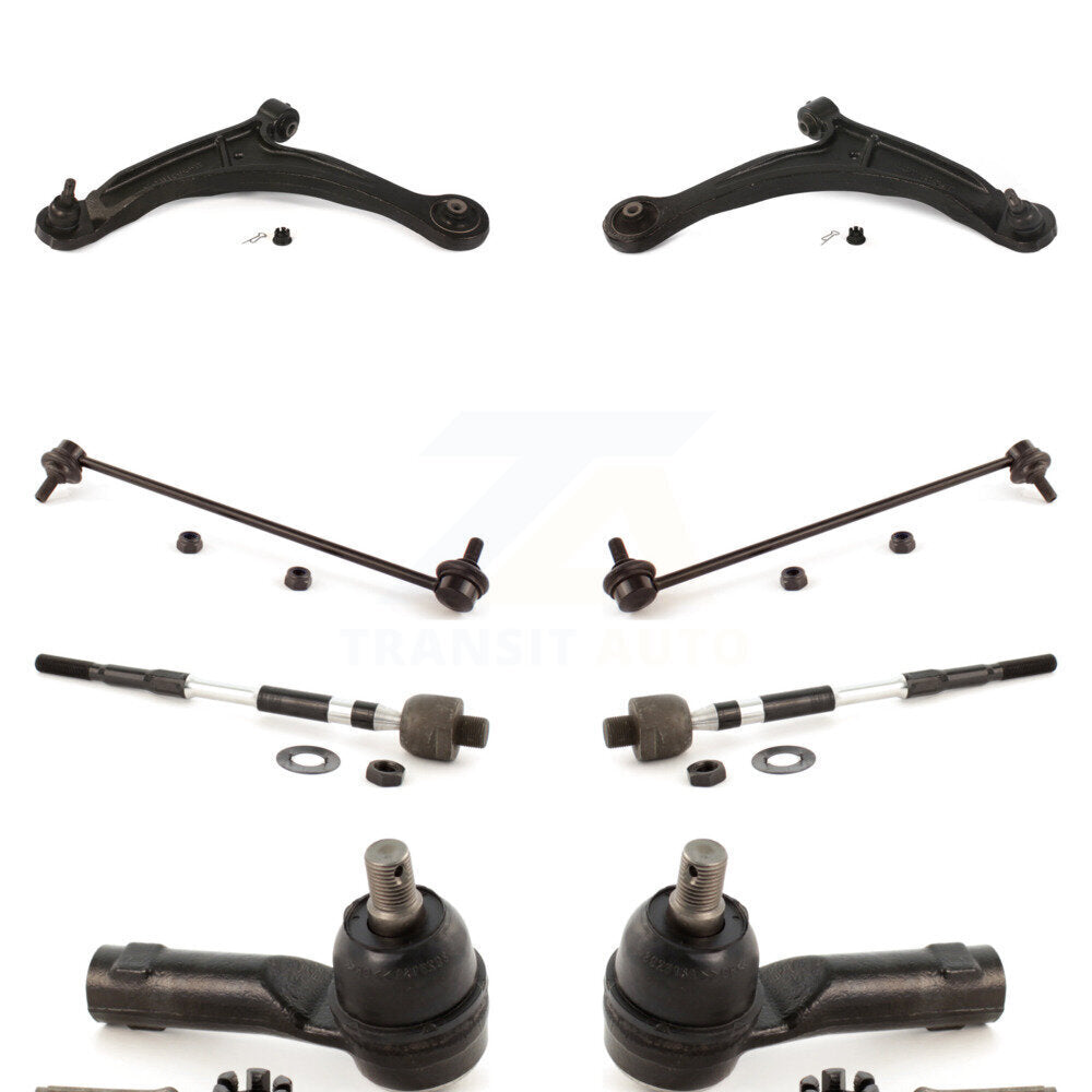 Front Control Arm And Ball Joint Tie Rod End Link Kit (8Pc) For Honda Ridgeline