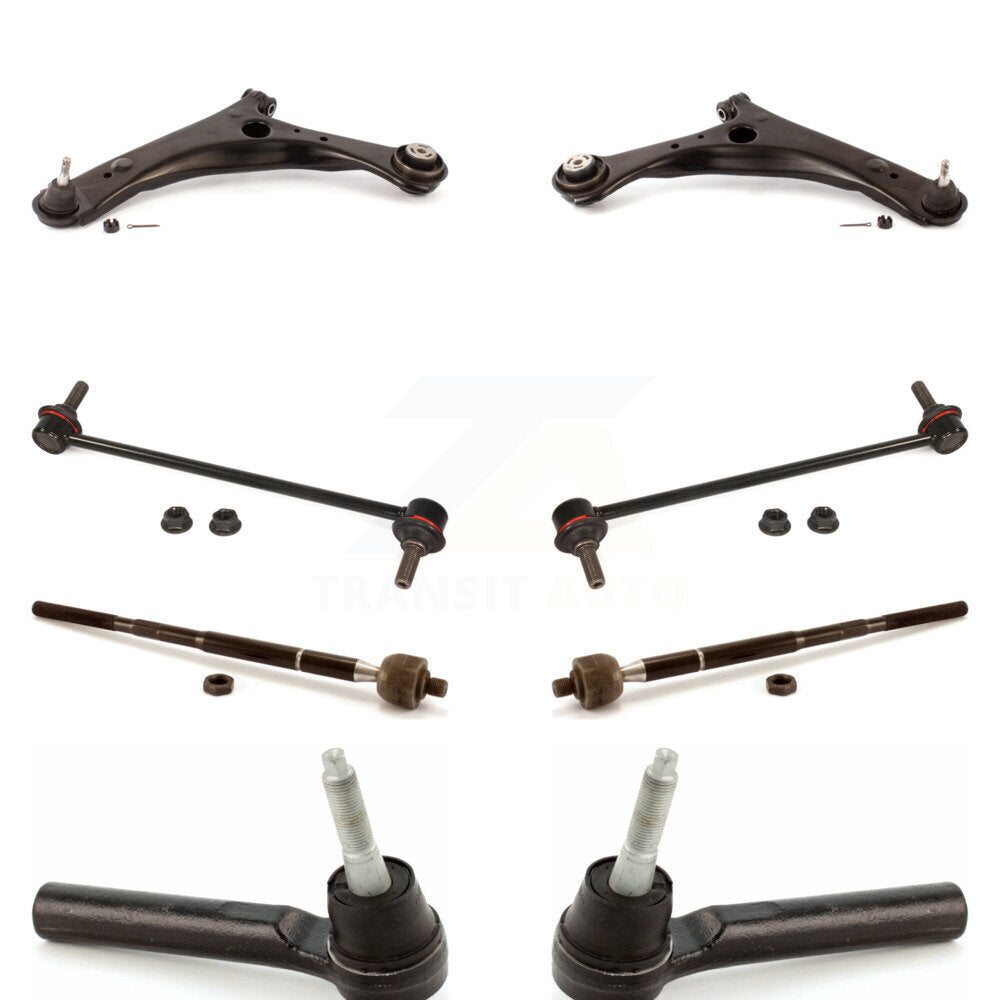 Front Arm Ball Joint Tie Rod End Link Kit (8Pc) For Dodge Grand Caravan Chrysler