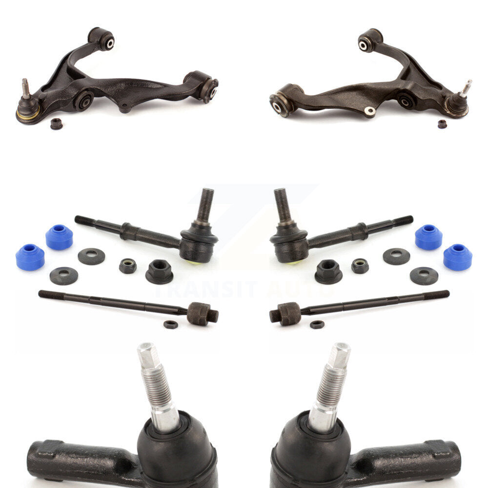 Front Control Arm And Ball Joint Tie Rod End Link Kit (8Pc) For Dodge Ram 1500