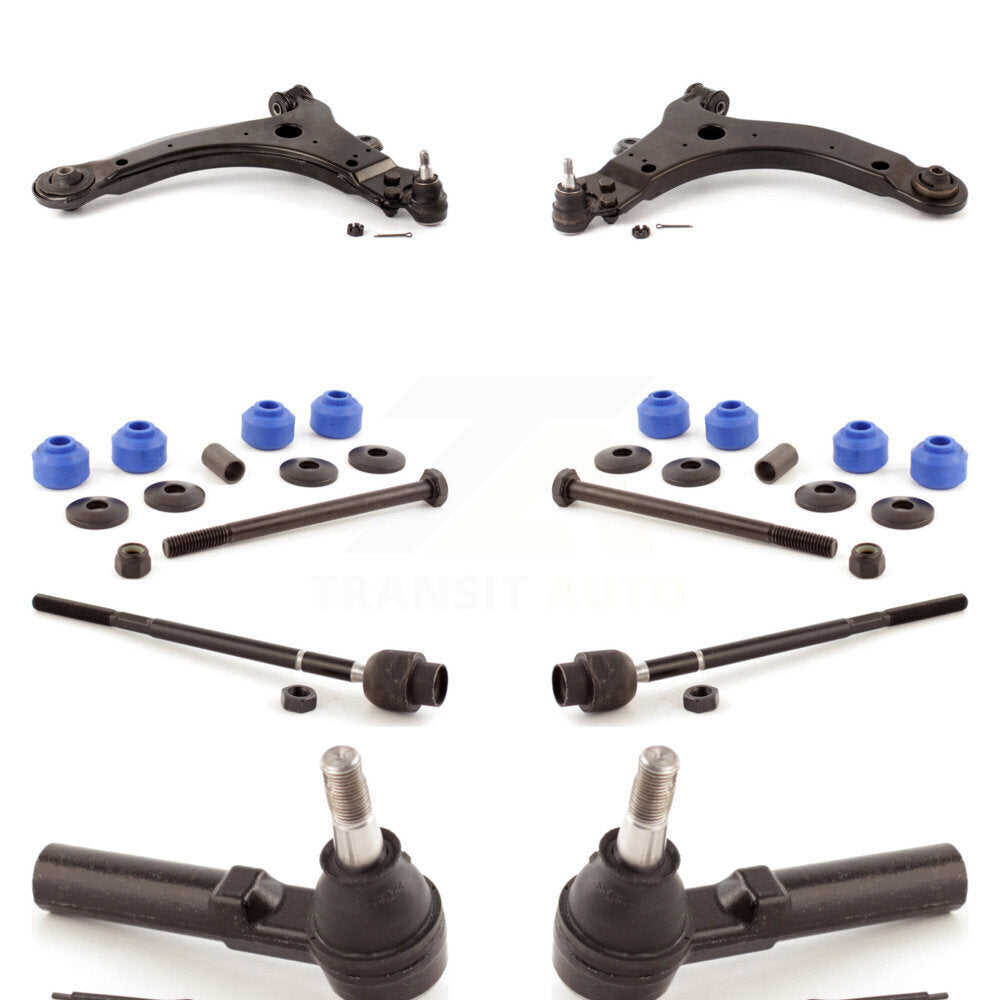 Front Control Arm Ball Joint Tie Rod End Link Kit (8Pc) For Buick Chevrolet Prix