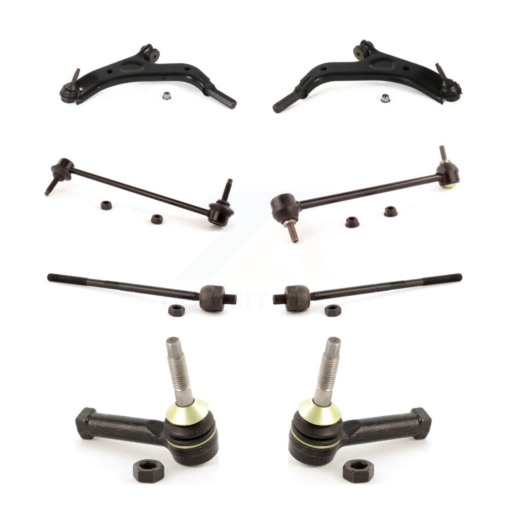Front Control Arm Ball Joint Tie Rod End Link Kit (8Pc) For Ford Taurus X Sable