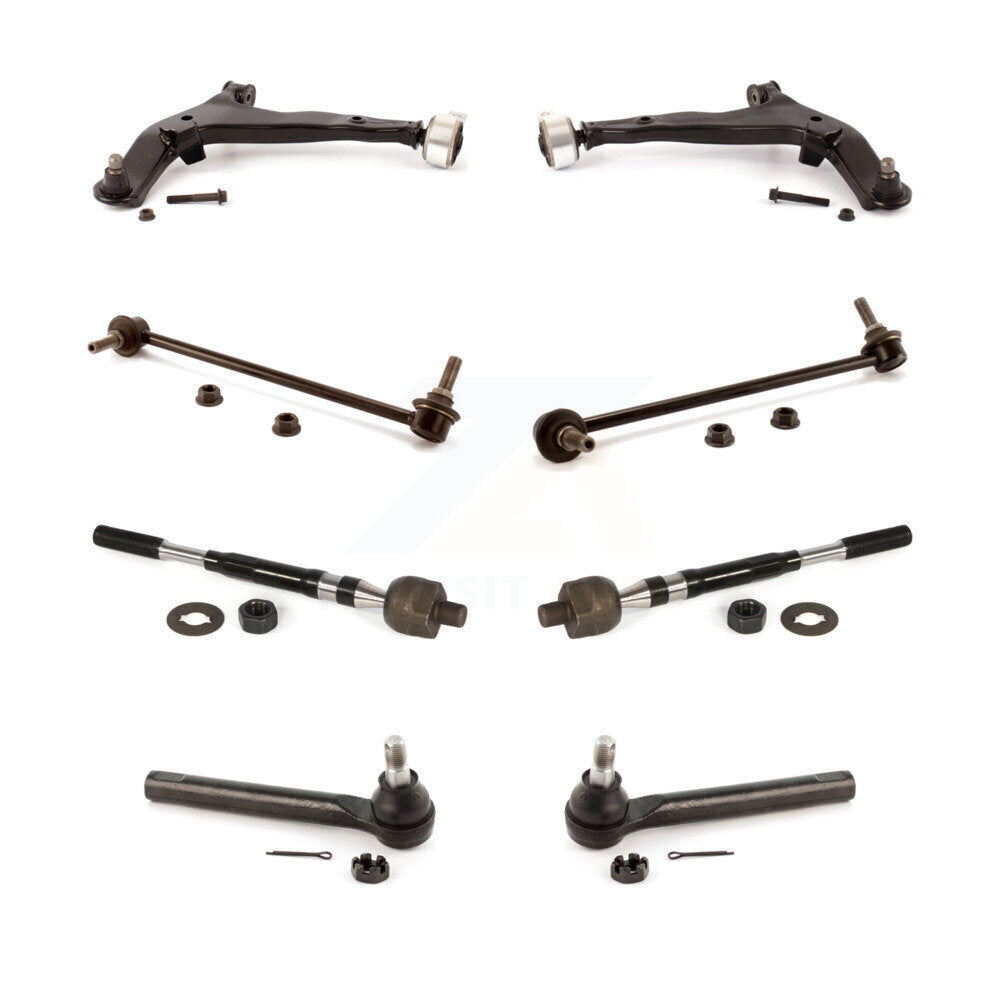Front Control Arm Ball Joint Tie Rod End Link Kit (8Pc) For 03-04 Nissan Murano