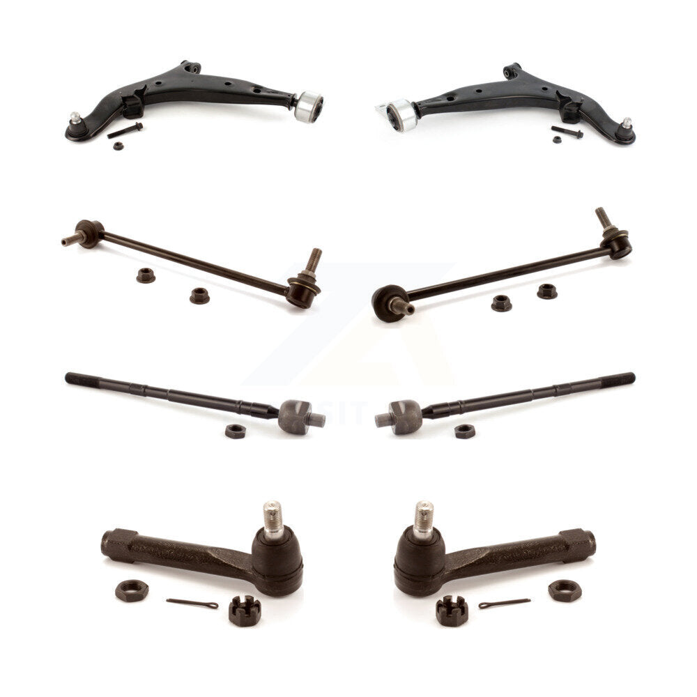 Front Control Arm & Ball Joint Tie Rod End Link Kit (8Pc) For 04-09 Nissan Quest