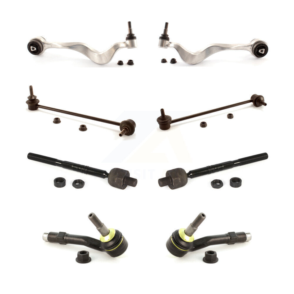 Front Control Arm & Ball Joint Tie Rod End Link Kit (8Pc) For BMW 530i 525i 528i