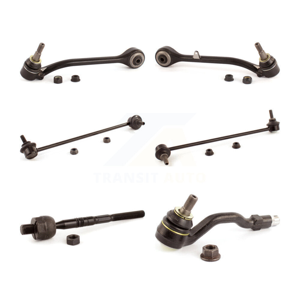 Front Control Arm And Ball Joint Tie Rod End Link Kit (6Pc) For 2004-2010 BMW X3