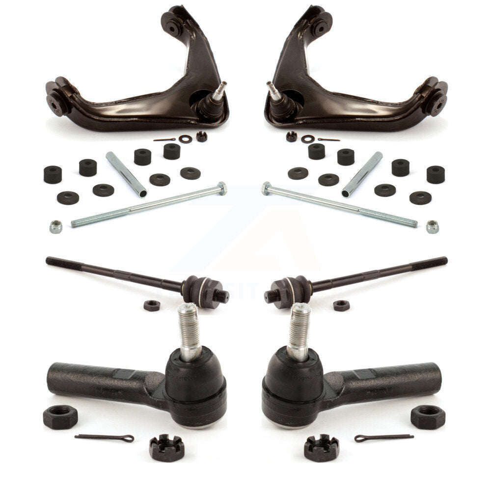 Front Arm Ball Joint Tie Rod End Link Kit For Chevrolet GMC Sierra 2500 HD 3500