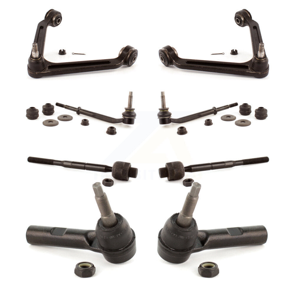 Front Control Arm And Ball Joint Tie Rod End Link Kit For Chrysler Aspen Dodge