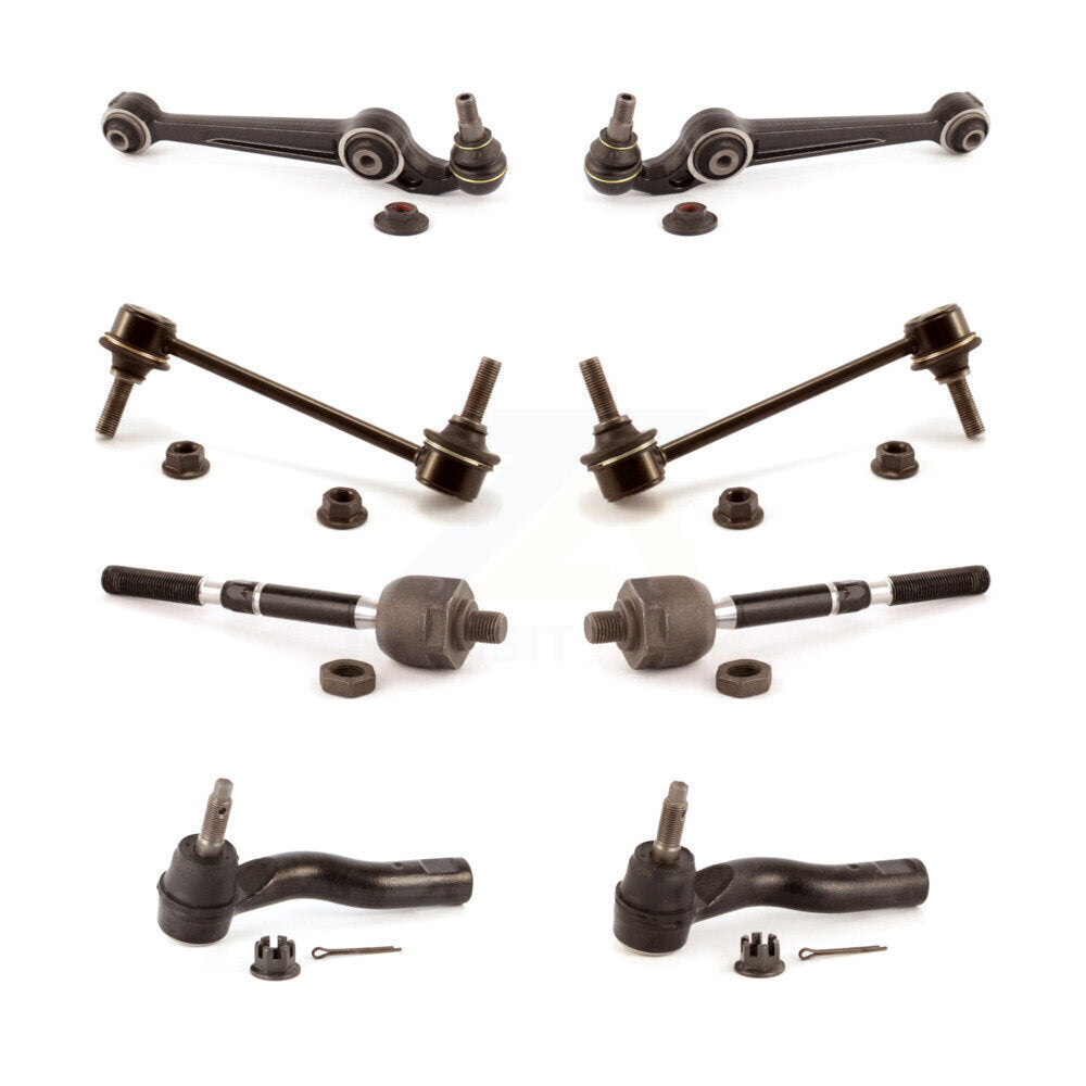 Front Control Arm Ball Joint Tie Rod End Link Kit (8Pc) For Ford Fusion Lincoln