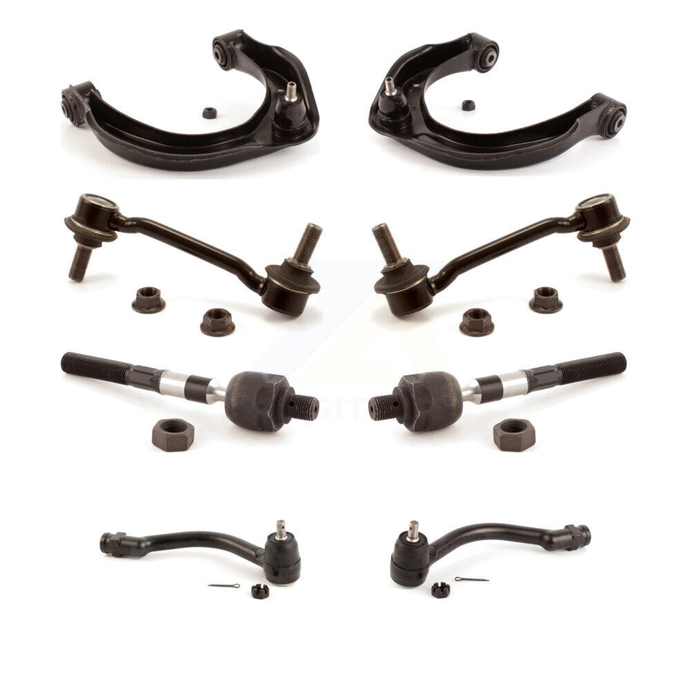 Front Control Arm Ball Joint Tie Rod End Link Kit (8Pc) For Hyundai Sonata Azera