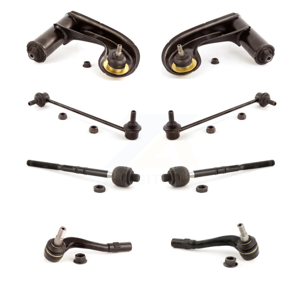 Front Control Arm Ball Joint Tie Rod End Link Kit For 03 Mercedes-Benz CLK55 AMG