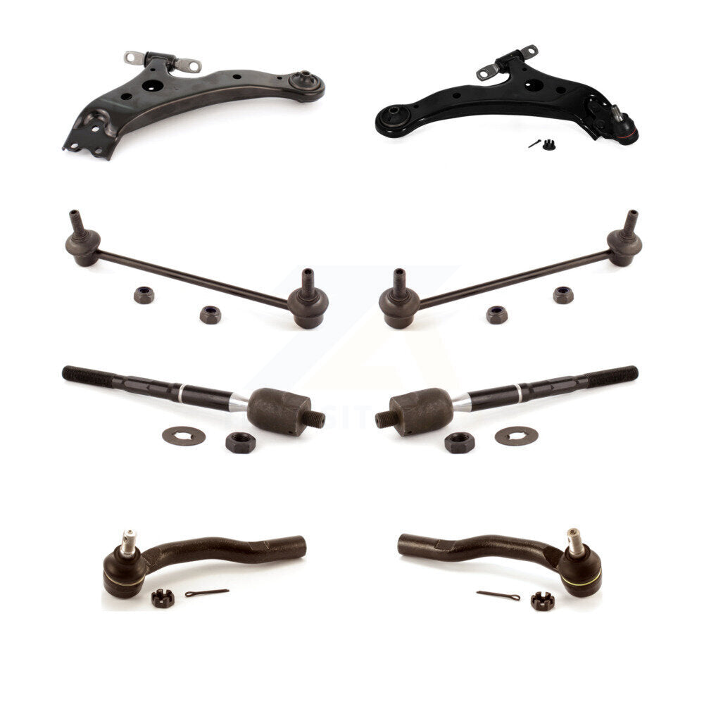 Front Control Arm And Ball Joint Tie Rod End Bar Link Kit (8Pc) For Toyota Camry