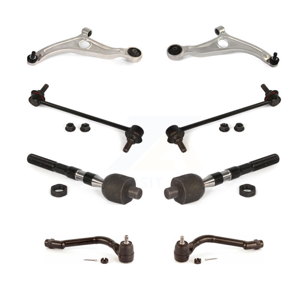 Front Control Arm & Ball Joint Tie Rod End Link Kit (8Pc) For Hyundai Sonata Kia