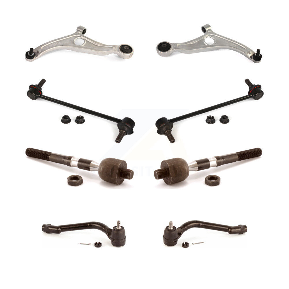Front Control Arm & Ball Joint Tie Rod End Link Kit (8Pc) For Kia Optima Hyundai