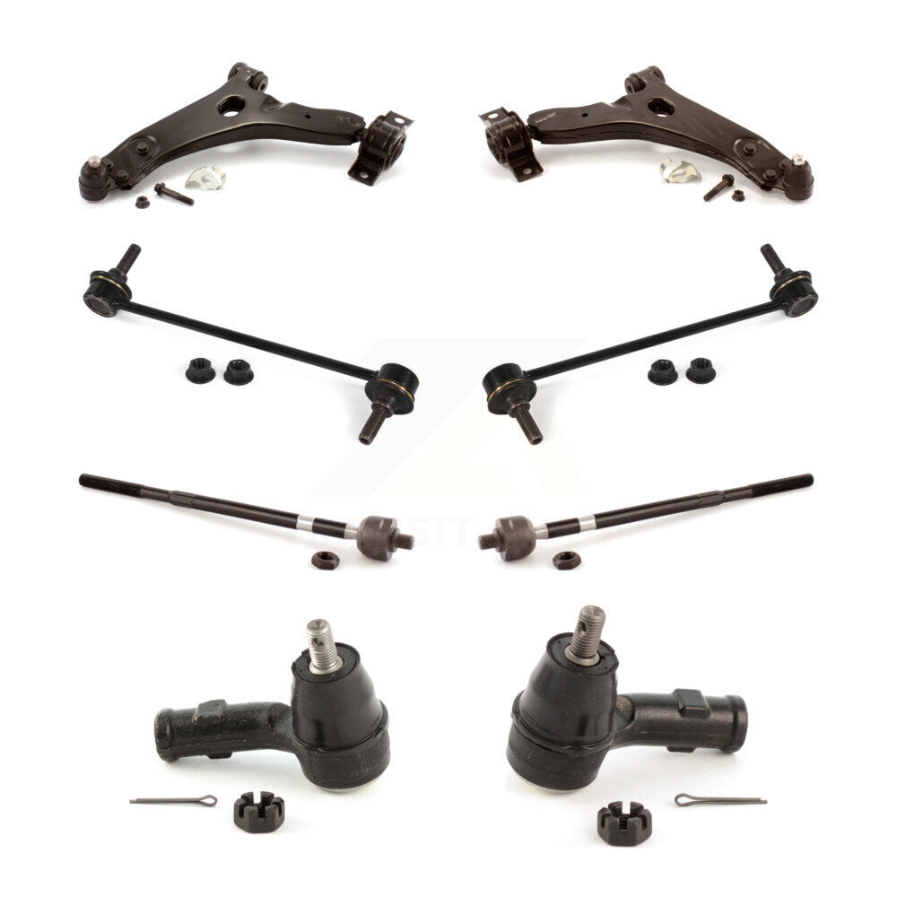 Front Control Arm And Ball Joint Tie Rod End Link Kit (8Pc) For 2008 Ford Focus