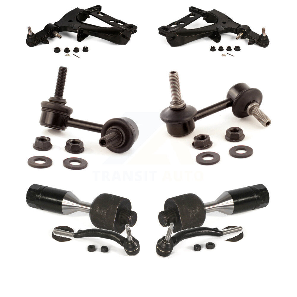 Front Control Arm Ball Joint Tie Rod End Link Kit (8Pc) For GMC Envoy Chevrolet