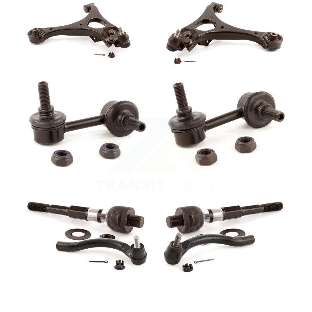 Front Control Arm And Ball Joint Tie Rod End Link Kit (8Pc) For Honda Civic 1.8L