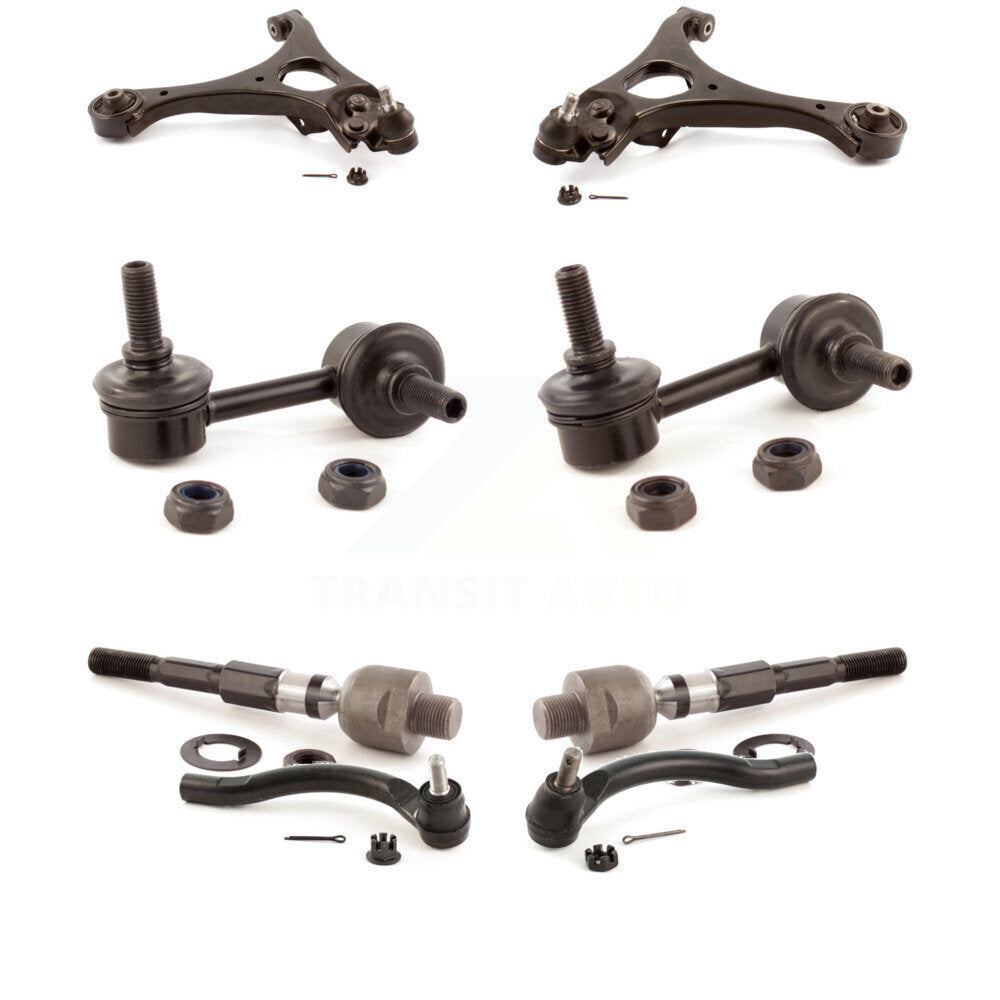Front Control Arm & Ball Joint Tie Rod End Link Kit (8Pc) For Honda Civic Acura