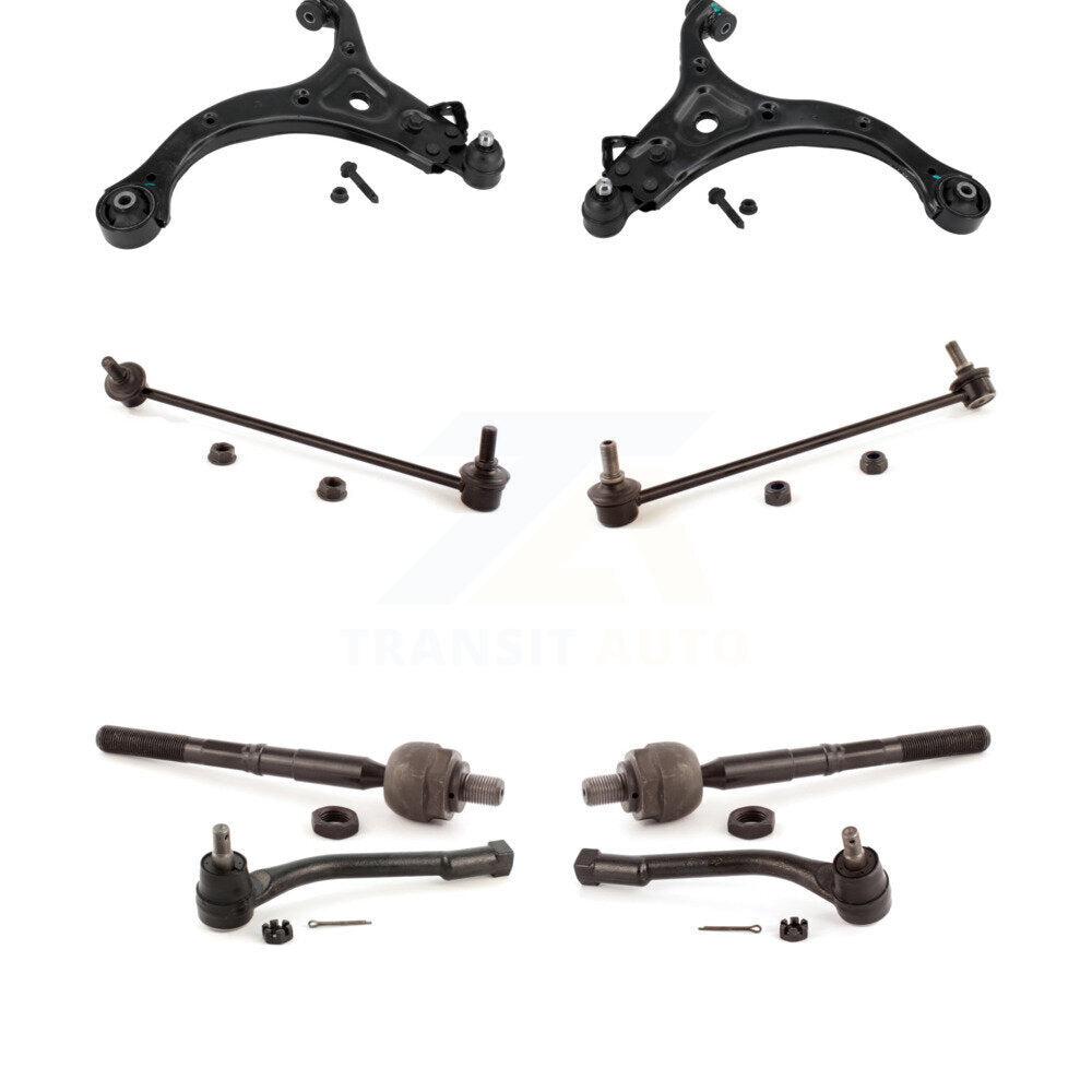 Front Control Arm & Ball Joint Tie Rod End Link Kit (8Pc) For Kia Sedona Hyundai