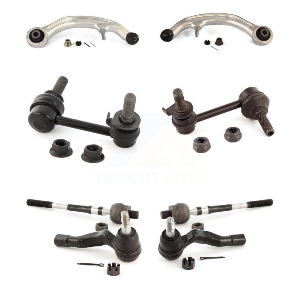 Front Control Arm And Ball Joint Tie Rod End Bar Link Kit (8Pc) For INFINITI G35