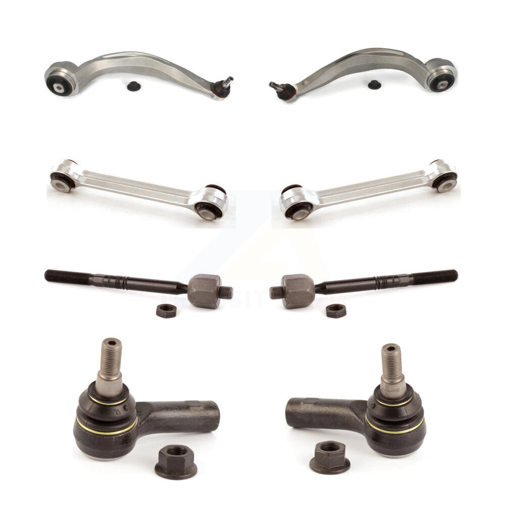 Front Control Arm And Ball Joint Tie Rod End Bar Link Kit (8Pc) For 2015 Audi S4