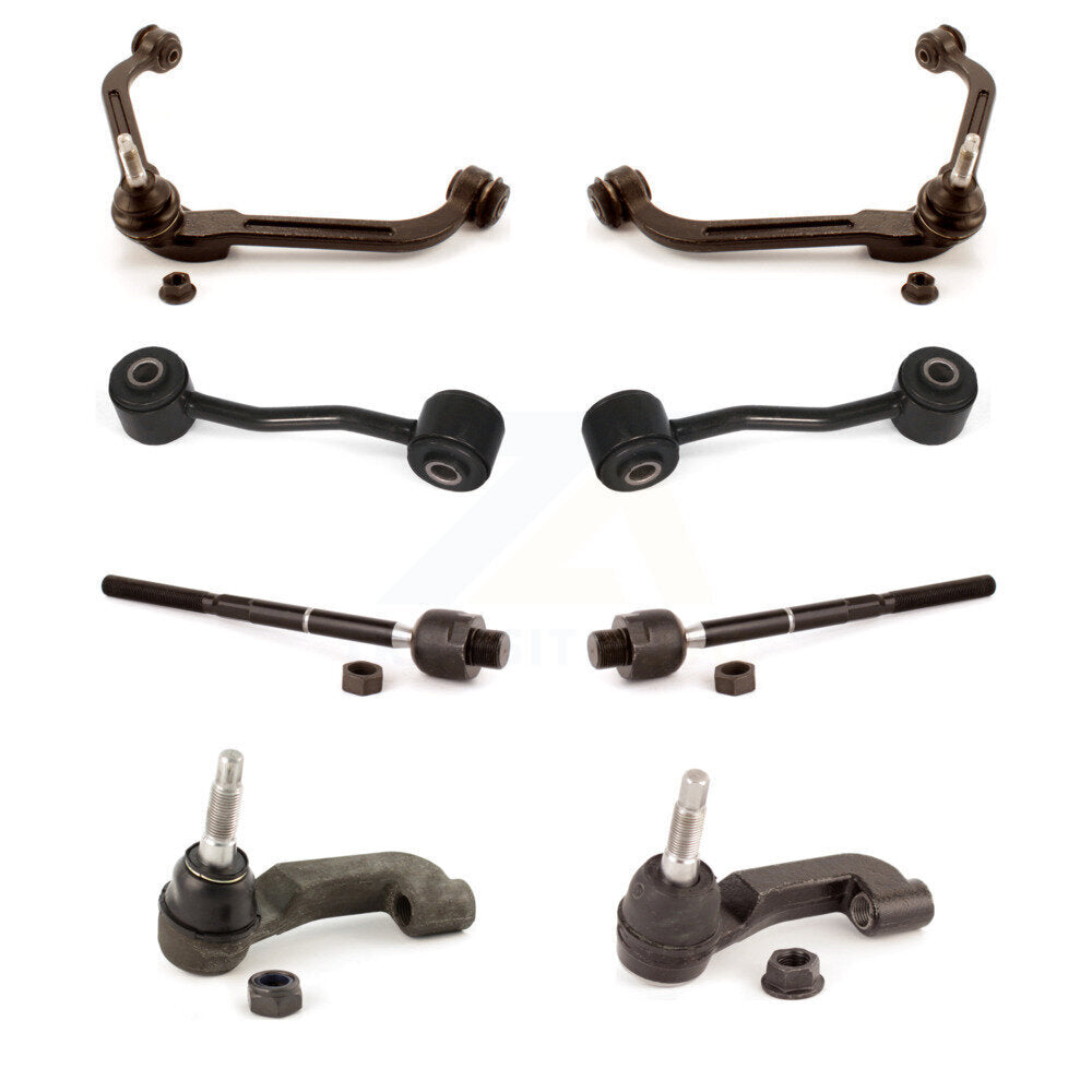 Front Control Arm & Ball Joint Tie Rod End Link Kit (8Pc) For 02-05 Jeep Liberty
