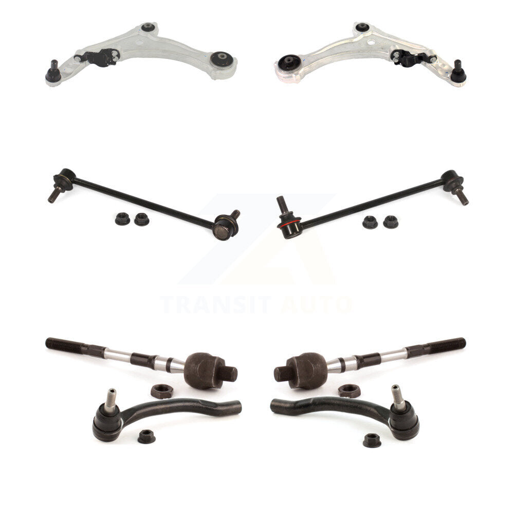 Front Control Arm Ball Joint Tie Rod End Link Kit (8Pc) For 09-14 Nissan Maxima