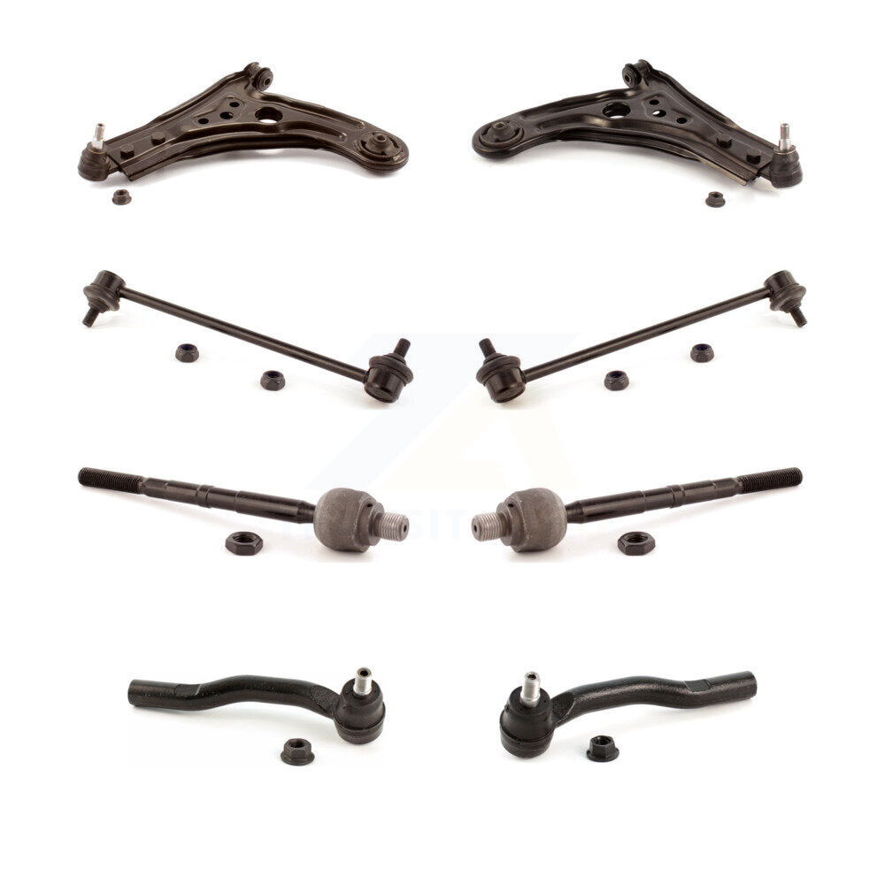 Front Control Arm Ball Joint Tie Rod End Link Kit (8Pc) For Chevrolet Aveo Aveo5