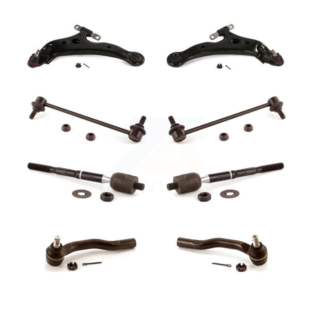 Front Control Arm Ball Joint Tie Rod End Link Kit (8Pc) For 05-12 Toyota Avalon
