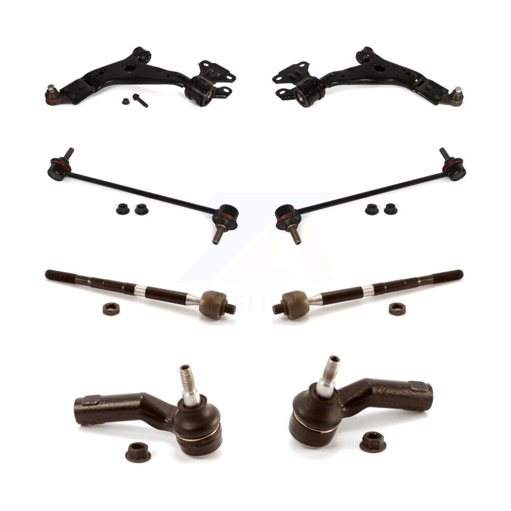 Front Control Arm & Ball Joint Tie Rod End Link Kit (8Pc) For 13-19 Ford Escape