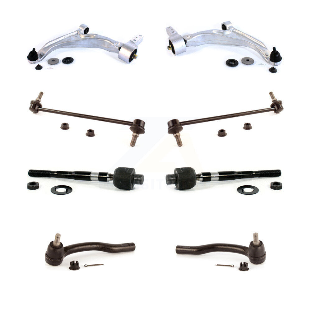 Front Control Arm & Ball Joint Tie Rod End Link Kit (8Pc) For 09-15 Honda Pilot