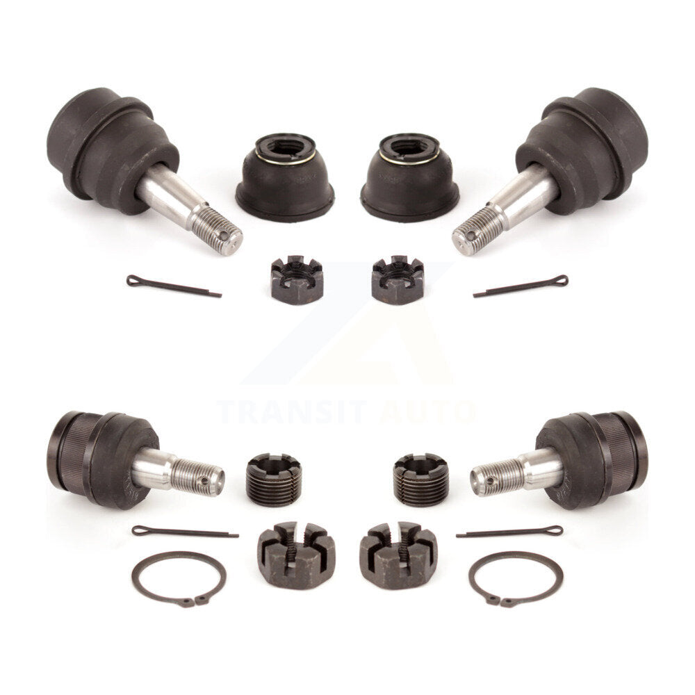 Front Lower & Upper Ball Joints Kit For Jeep Wrangler Grand Cherokee JK Comanche
