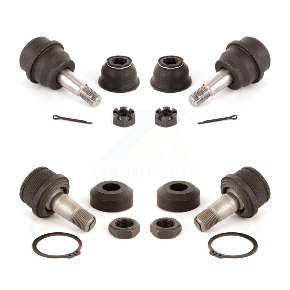 Front Lower & Upper Suspension Ball Joints Kit For Dodge Ram 2500 1500 4WD
