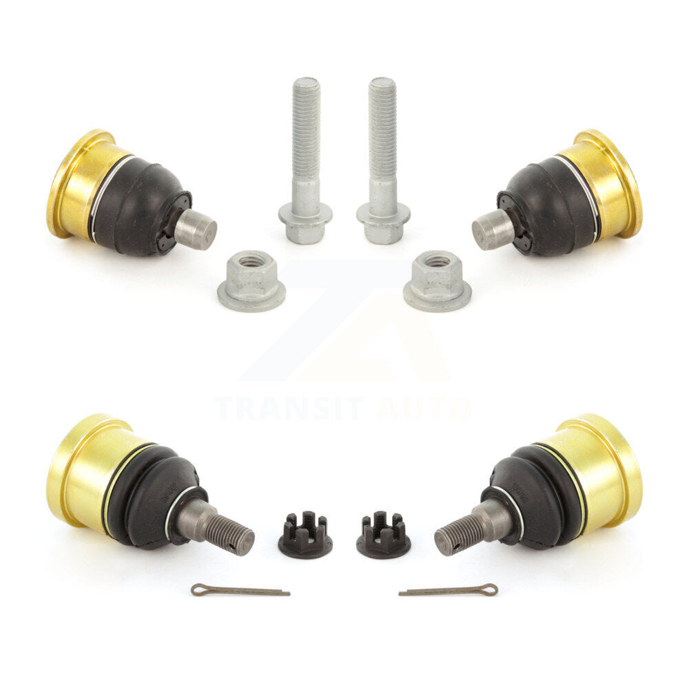 Front Lower & Upper Suspension Ball Joints Kit For 2003-2007 Cadillac CTS