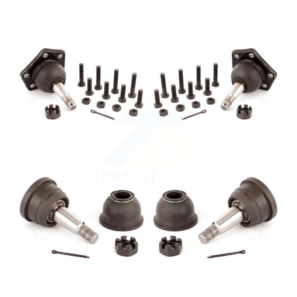Front Lower & Upper Ball Joints Kit For C1500 Chevrolet GMC C2500 Tahoe Yukon