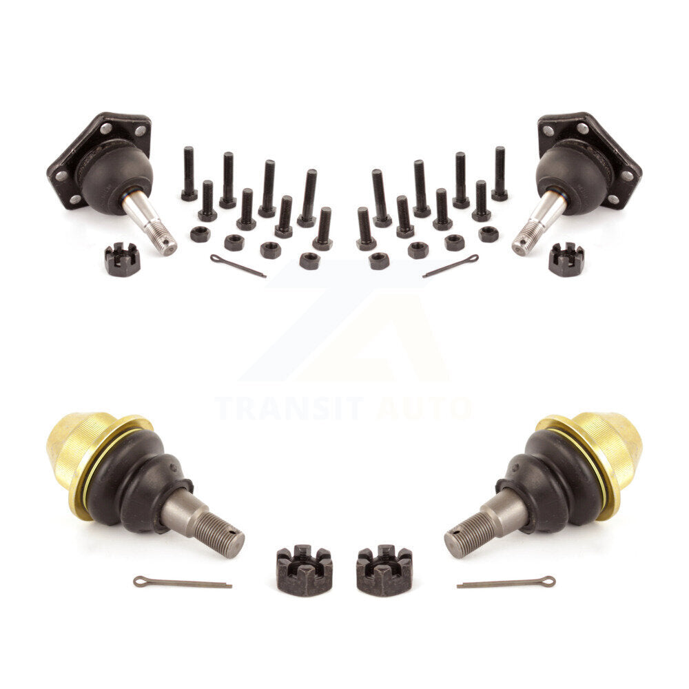 Front Lower & Upper Ball Joints Kit For K1500 Chevrolet GMC Tahoe Yukon Suburban
