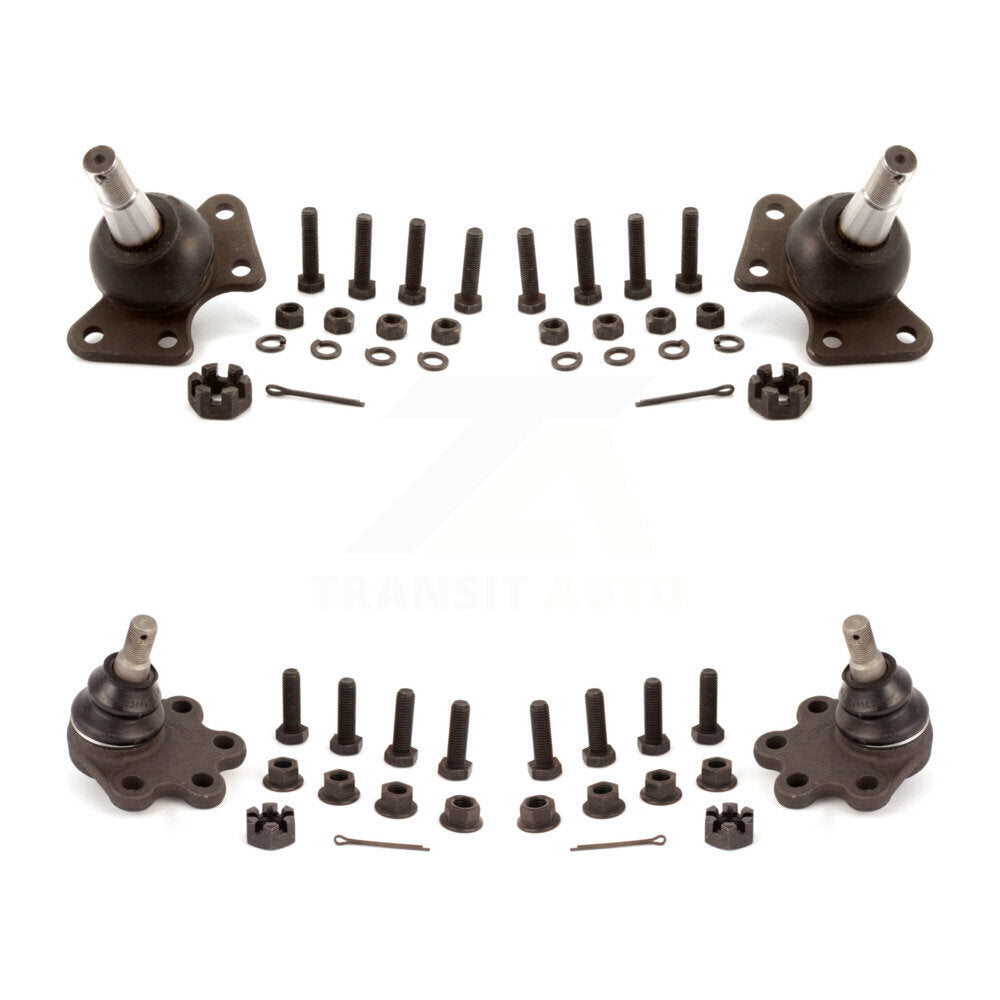 Front Lower & Upper Ball Joints Kit For Chevrolet K2500 GMC K3500 K1500 Suburban