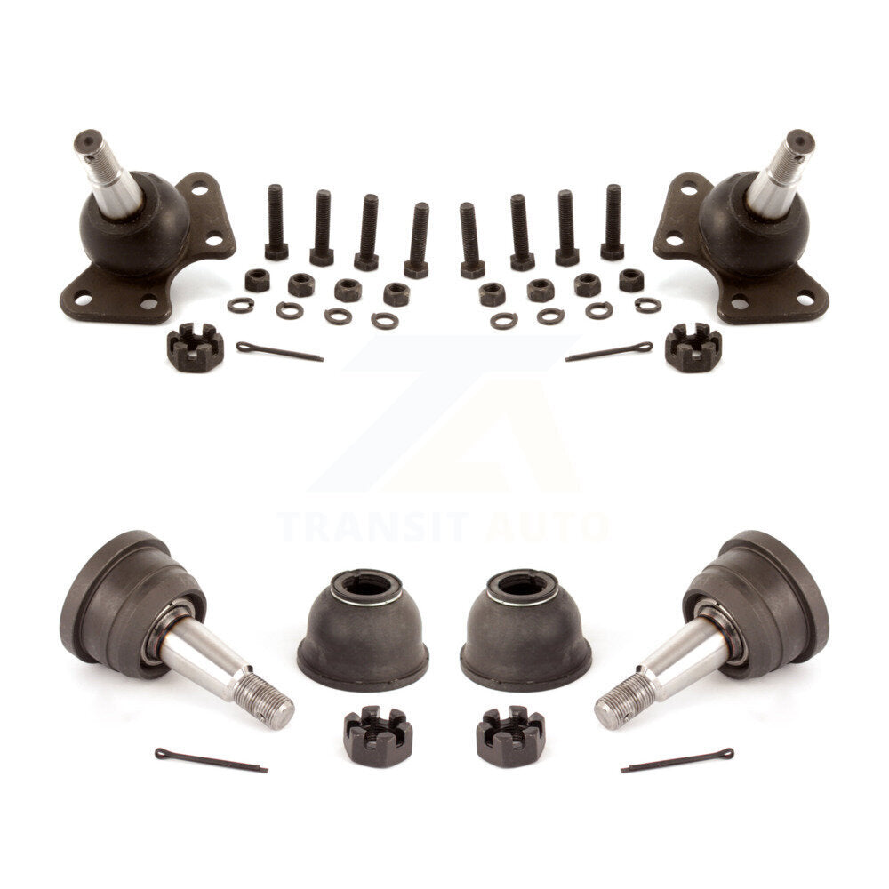 Front Lower & Upper Ball Joints Kit For Chevrolet GMC C2500 C3500 Express 3500