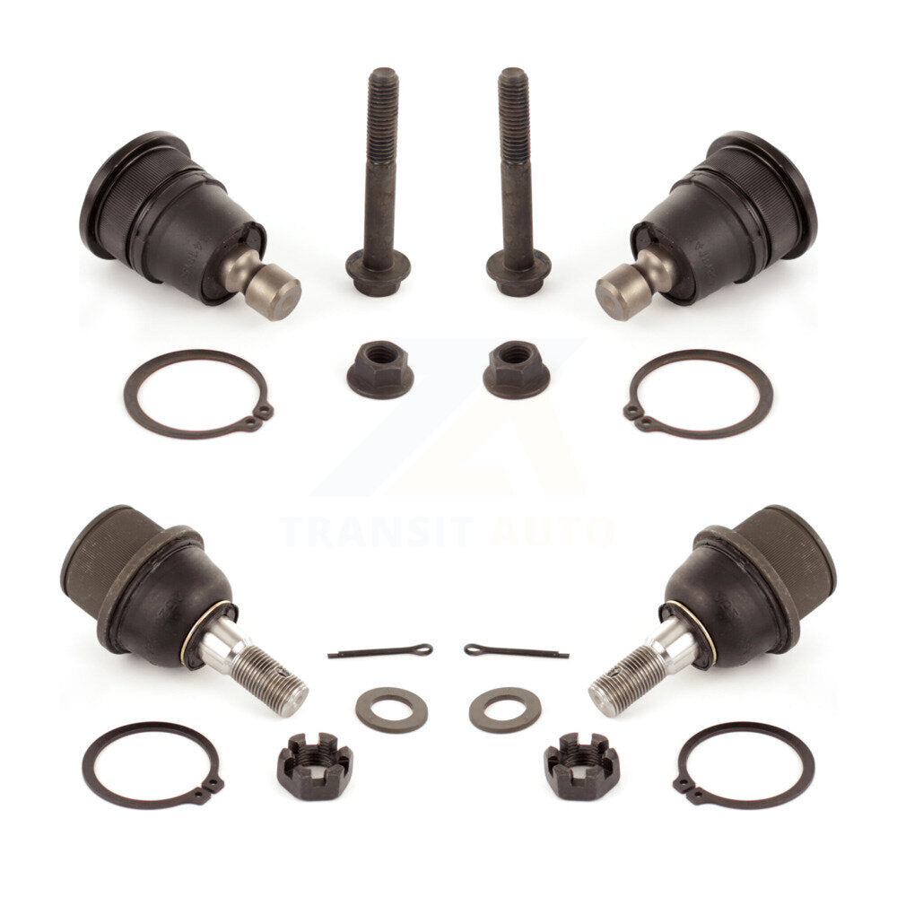 Front Lower & Upper Ball Joints Kit For Chevrolet GMC Trailblazer Envoy XL EXT