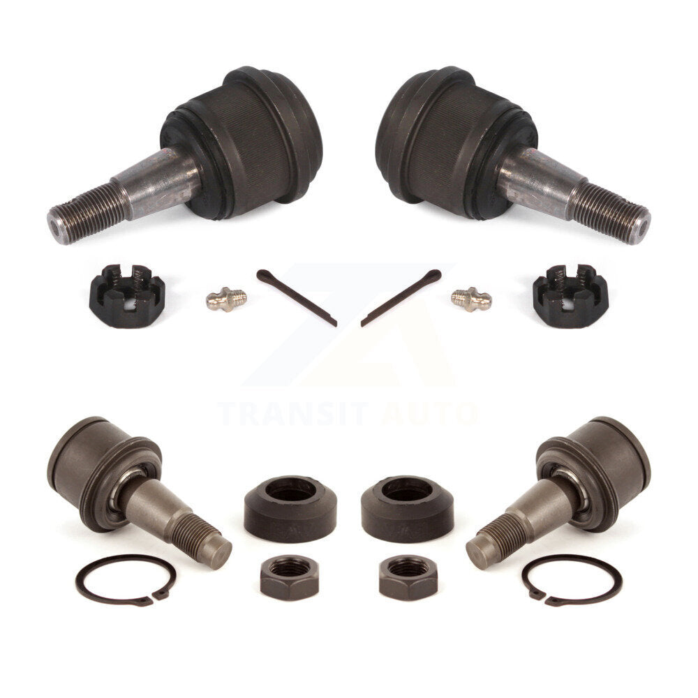 Front Lower & Upper Suspension Ball Joints Kit For 2000-2002 Dodge Ram 2500 3500