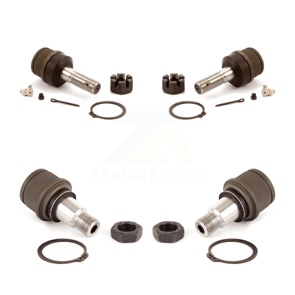 Front Lower & Upper Ball Joints Kit For Ford F-350 Super Duty F-250 Dodge Ram