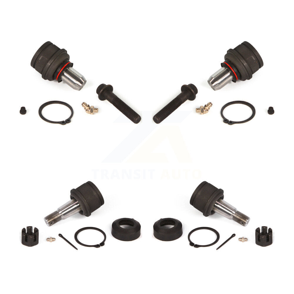 Front Lower & Upper Ball Joint Kit For Ford F-350 Super Duty F-250 Excursion RWD