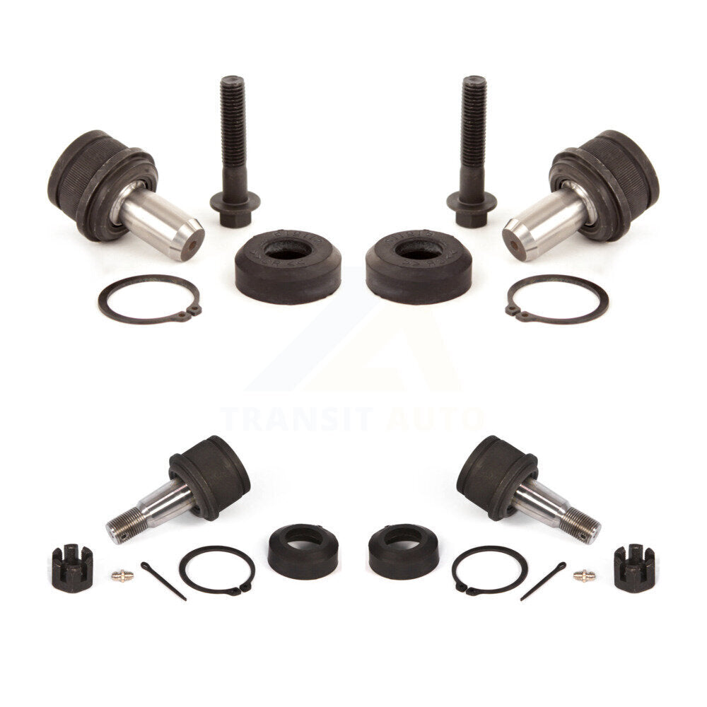 Front Lower & Upper Suspension Ball Joints Kit For Ford F-250 F-350 HD RWD