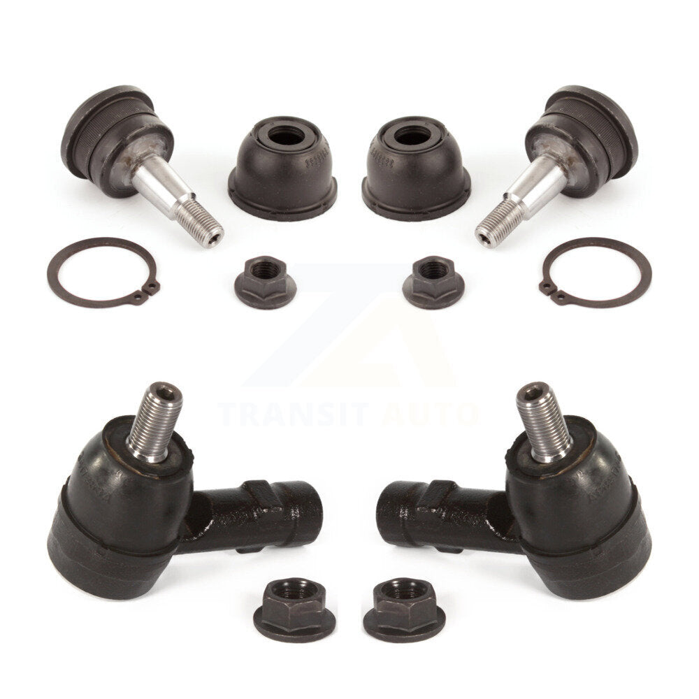 Front Ball Joint Tie Rod End Kit For Hyundai Elantra Kia Spectra Tiburon Accent