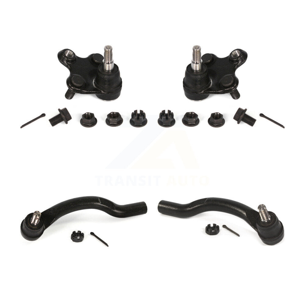 Front Suspension Ball Joint And Tie Rod End Kit For Honda Civic Acura ILX