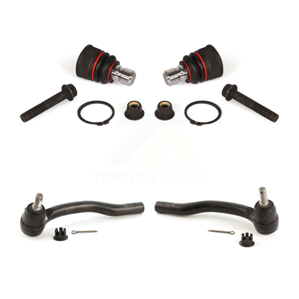 Front Suspension Ball Joint And Tie Rod End Kit For 2007-2012 Mazda CX-7