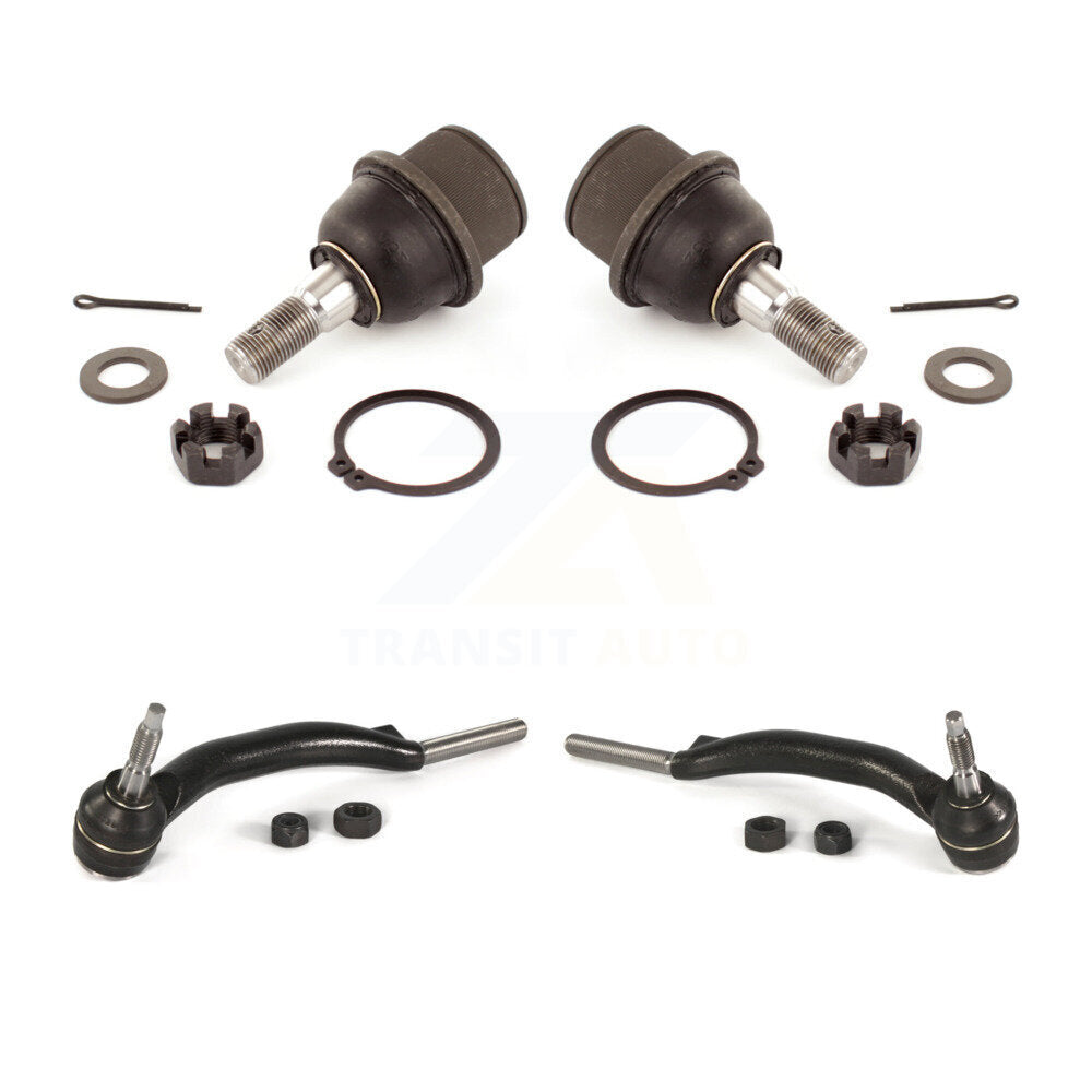 Front Ball Joint Tie Rod End Kit For GMC Envoy Chevrolet Trailblazer Oldsmobile