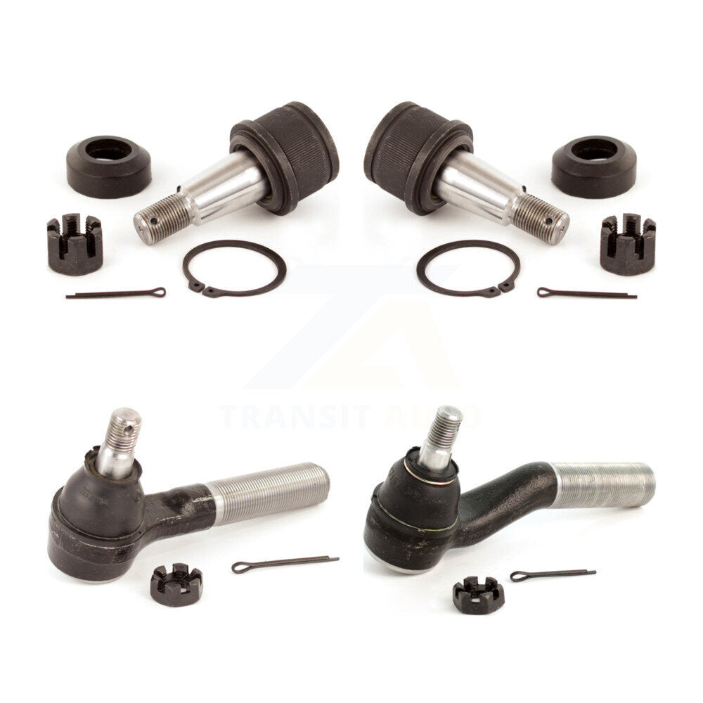 Front Ball Joint Tie Rod End Kit For Ford E-350 Super Duty Econoline E-250 Club