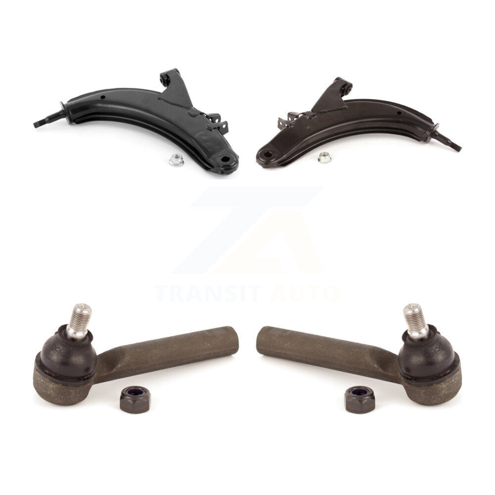 Front Suspension Control Arm Tie Rod End Kit For Subaru Legacy Outback Forester