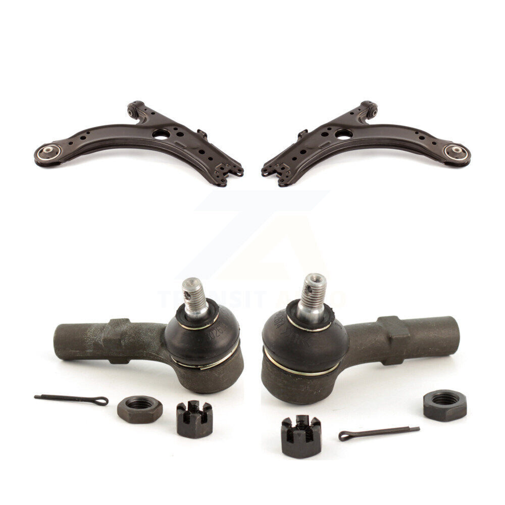 Front Suspension Control Arm & Tie Rod End Kit For Volkswagen Jetta Golf Beetle