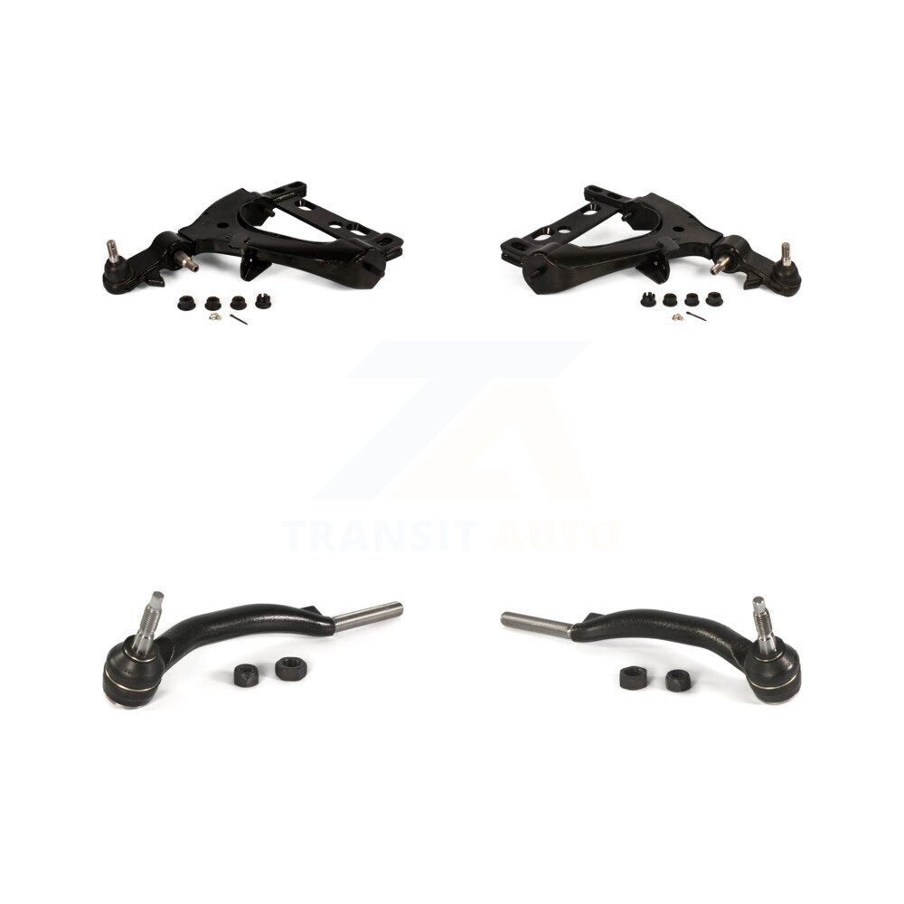 Front Suspension Control Arm Assembly Tie Rod End Kit For GMC Envoy Chevrolet XL